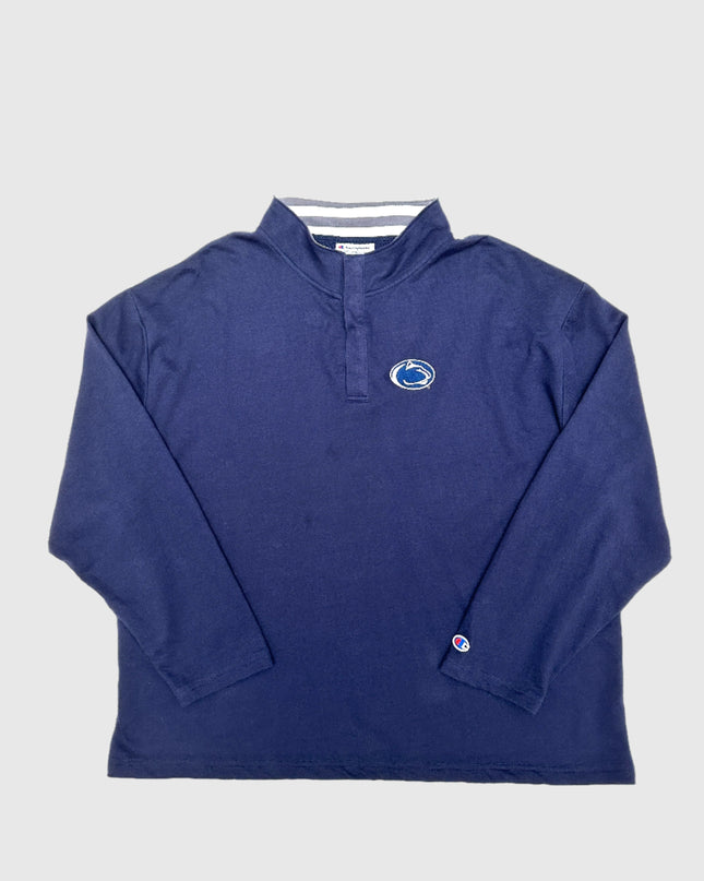 Pull Champion vintage bleu - Tous les pulls de Noël pour la famille