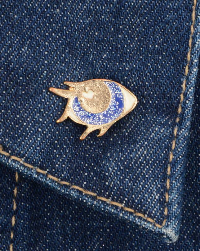 Eye I Enamel Pin