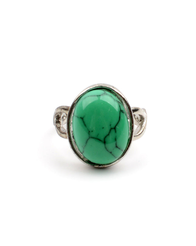Bague Boho Verte II