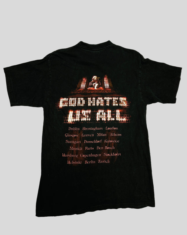 T-shirt vintage Slayer - God Hates Us All | Produits dérivés musicaux