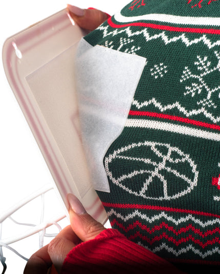 Pull de Noël moche en 3D avec filet de basket