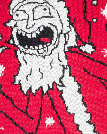 Pull de Noël moche Rick et Morty Joyeux Noël raté