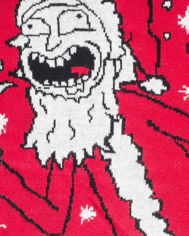 Pull de Noël moche Rick et Morty Joyeux Noël raté