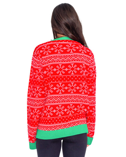 Pull de Noël moche sur le thème de la boisson Jingle Juice