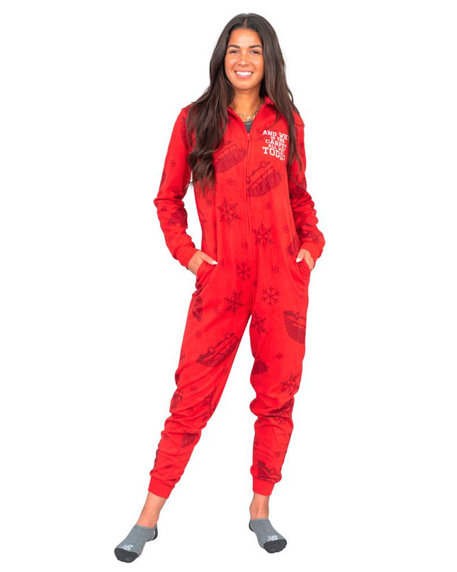 Combinaison pyjama de Noël assortie pour couples Todd et Margo