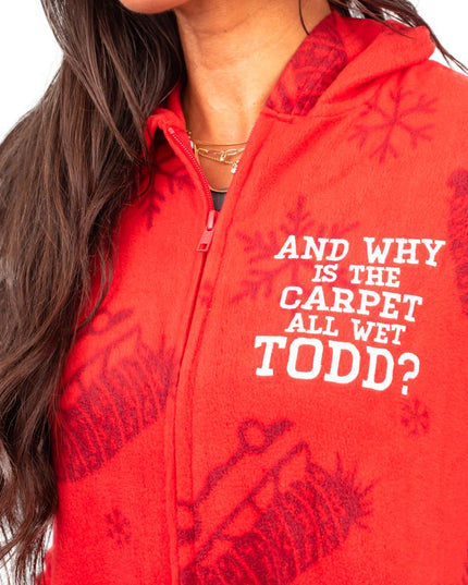 Combinaison pyjama de Noël assortie pour couples Todd et Margo