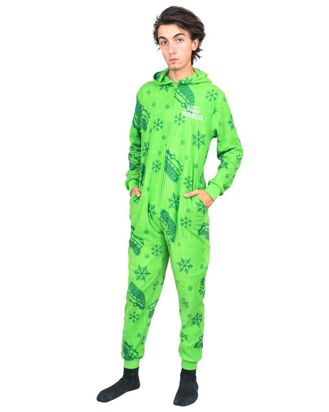 Combinaison pyjama de Noël assortie pour couples Todd et Margo