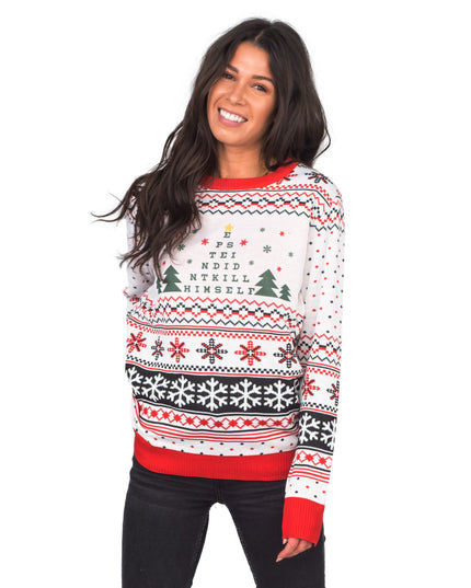 Epstein Didn't Kill Himself Ugly Christmas Sweater