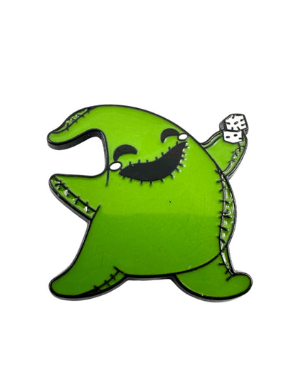 Broche fantôme à carreaux - Accessoire d'Halloween amusant