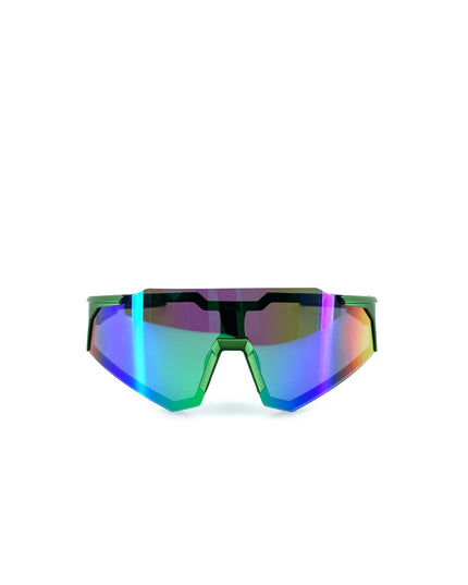 T-shirt cycliste sportif - Vert métallisé