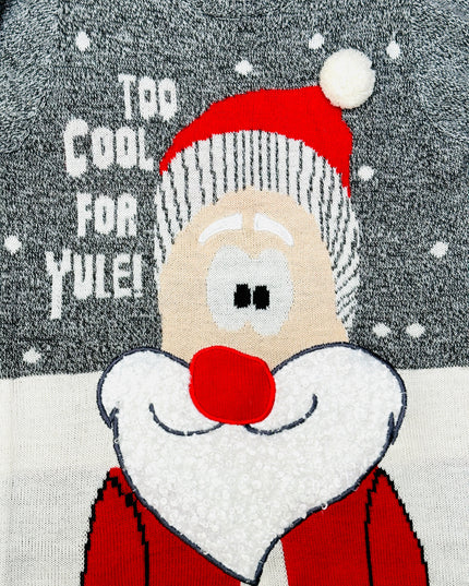 Pull de Noël vintage - Accessoires de Père Noël trop cool