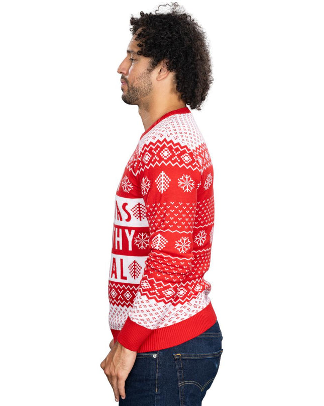 Pull de Noël unisexe rouge Filthy Animal