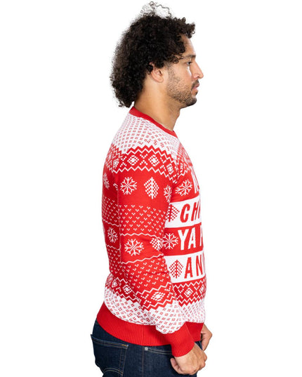 Pull de Noël unisexe rouge Filthy Animal