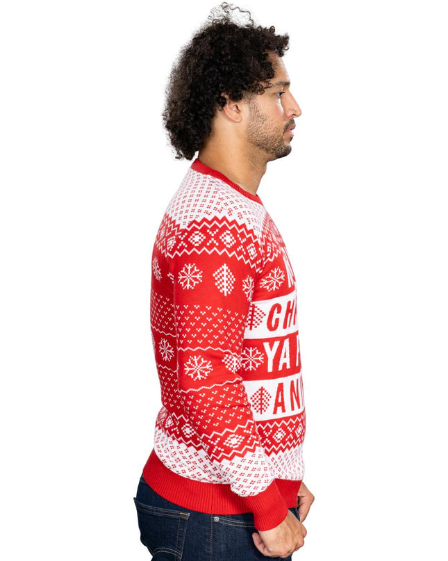 Pull de Noël unisexe rouge Filthy Animal