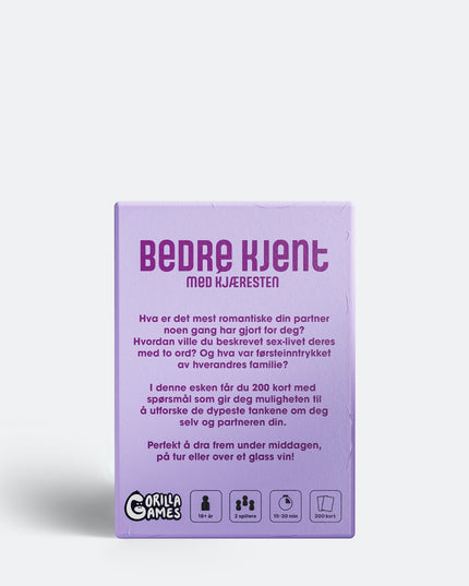 Better Known - Jeu de société pour couples