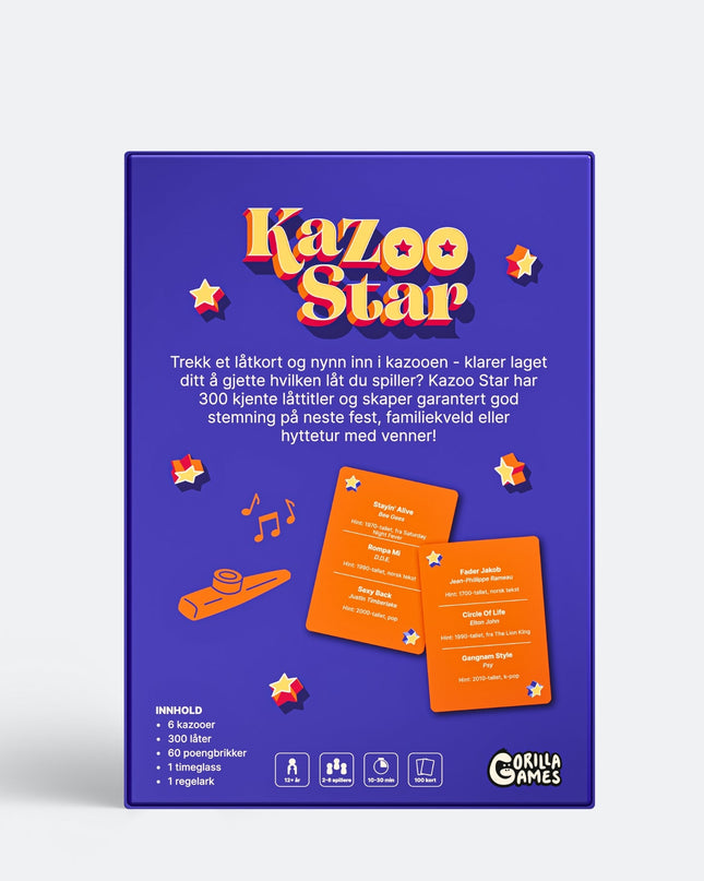 Jeu de société Kazoo Star - Idéal pour Pâques et les cadeaux