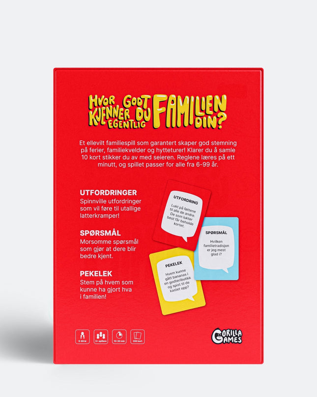 Connaissez-vous vraiment votre famille ? - Un jeu familial amusant