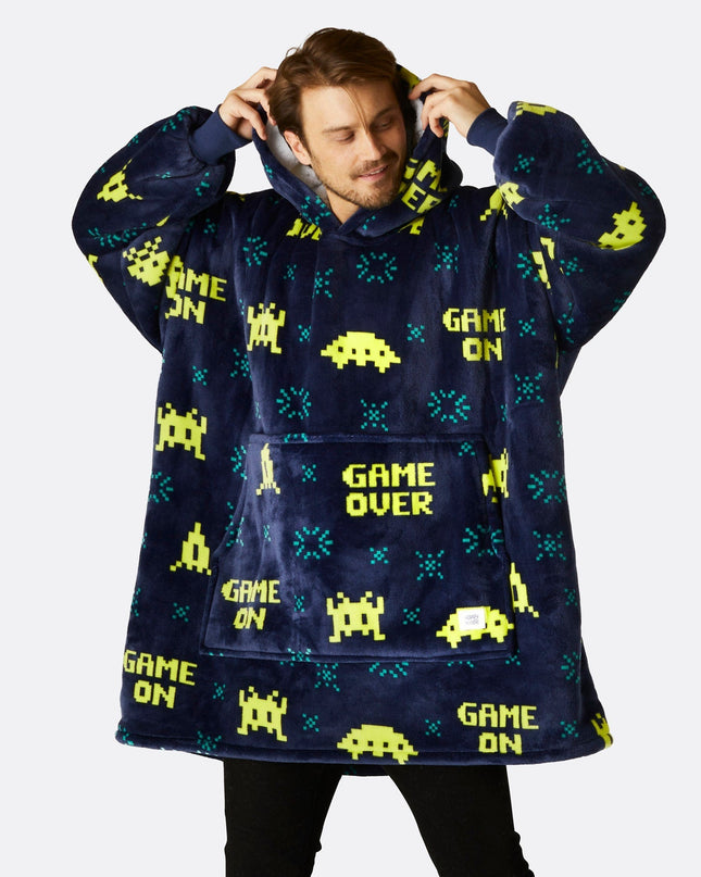 HappyHoodie Game Over - Vêtements d'intérieur amusants pour adultes