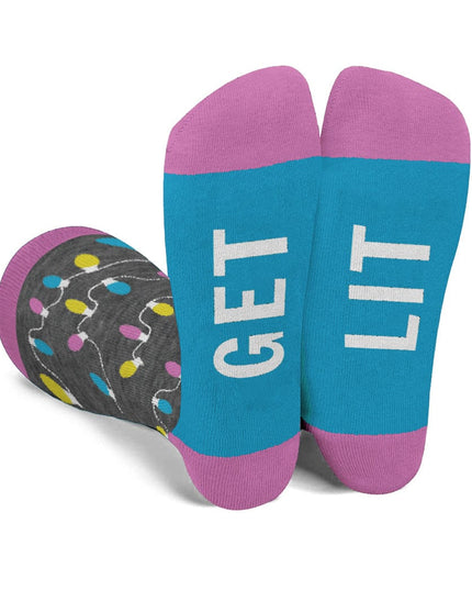 Women's Get Lit Socks (Fits Sizes 6-11W)