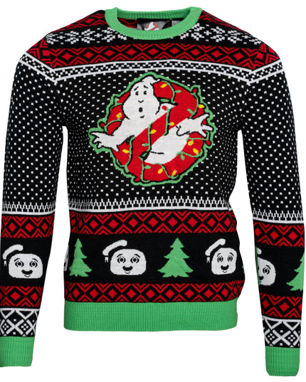 Pull de Noël moche lumineux Ghostbusters