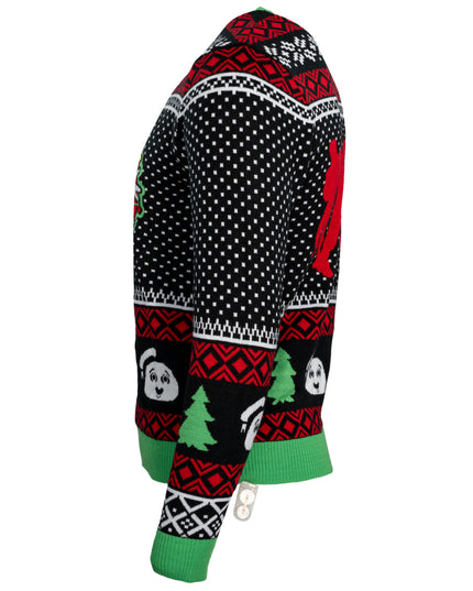Pull de Noël moche lumineux Ghostbusters