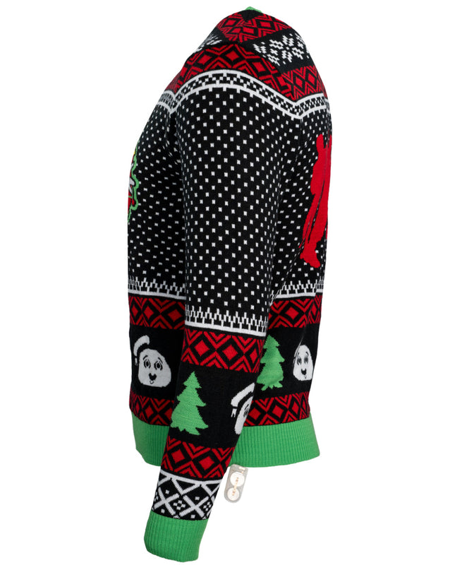 Pull de Noël moche lumineux Ghostbusters