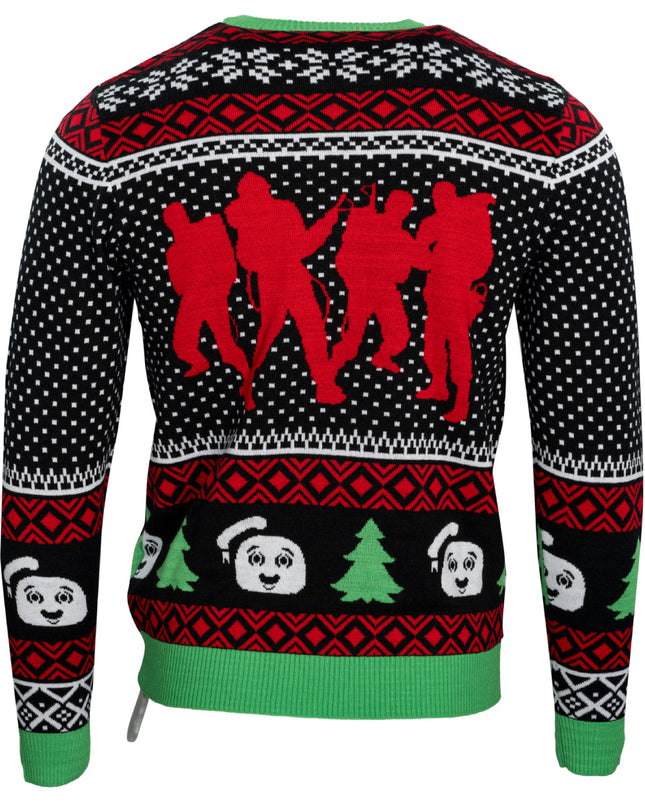 Pull de Noël moche lumineux Ghostbusters