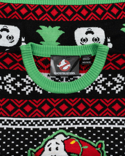 Pull de Noël moche lumineux Ghostbusters