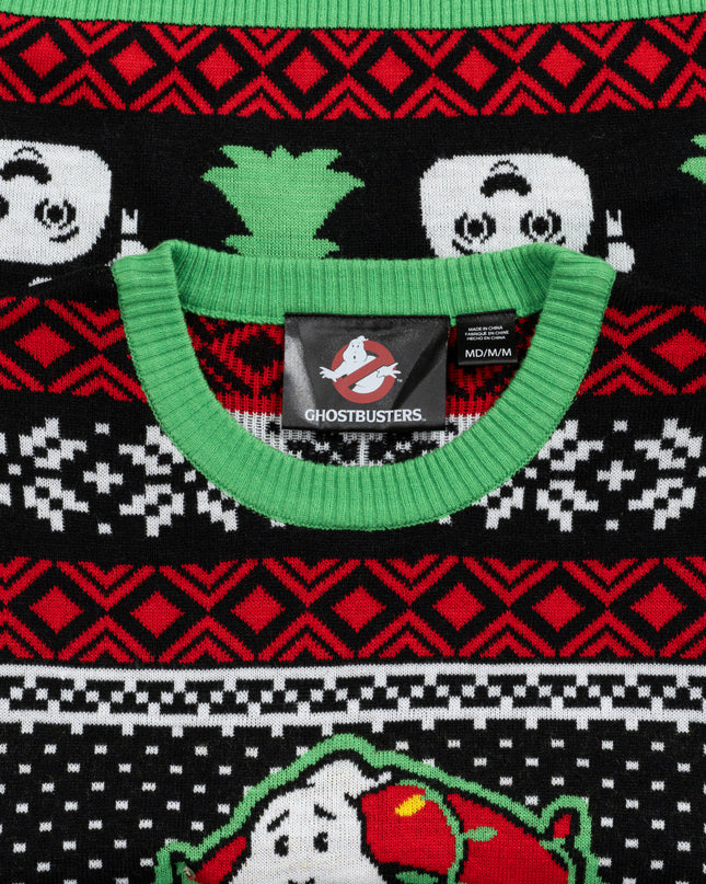 Pull de Noël moche lumineux Ghostbusters