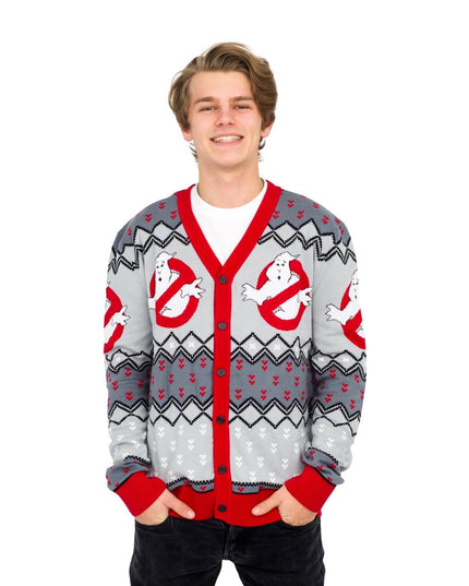 Gilet de Noël moche à l'effigie de Ghostbusters