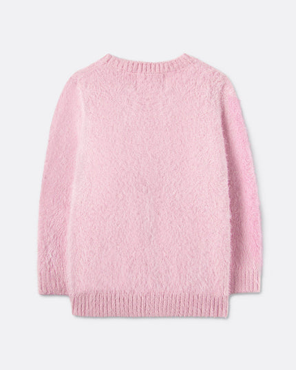 Pull de Noël à paillettes avec des rennes pour enfants