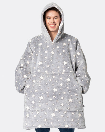 Sweat à capuche Grey Stars HappyHoodie