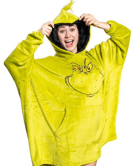 Poncho de sommeil Grinch Face