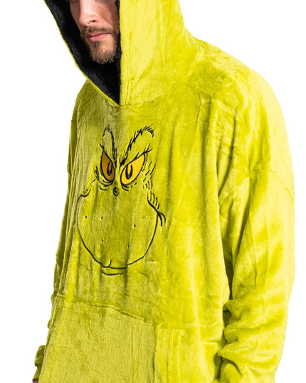Poncho de sommeil Grinch Face