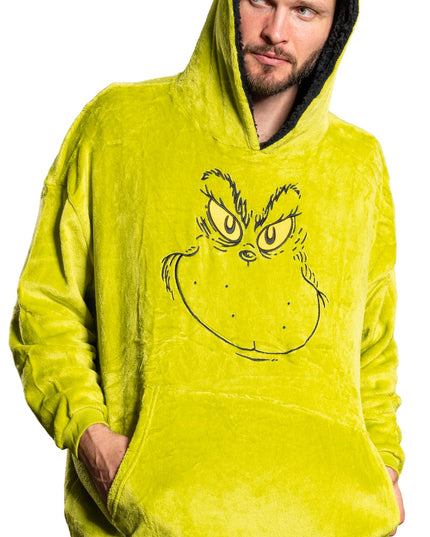 Poncho de sommeil Grinch Face