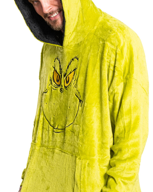Poncho de sommeil Grinch Face