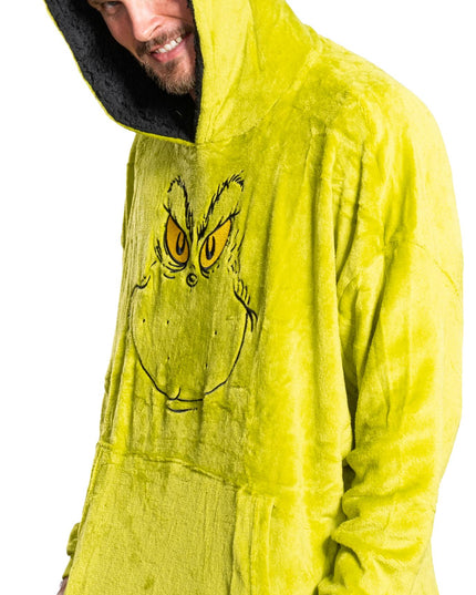 Poncho de sommeil Grinch Face
