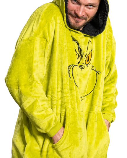 Poncho de sommeil Grinch Face