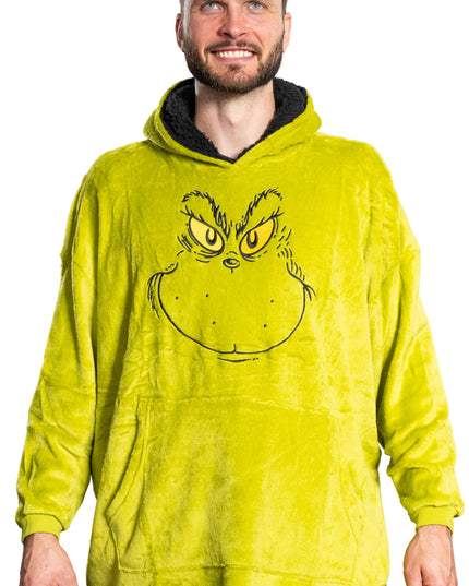 Poncho de sommeil Grinch Face