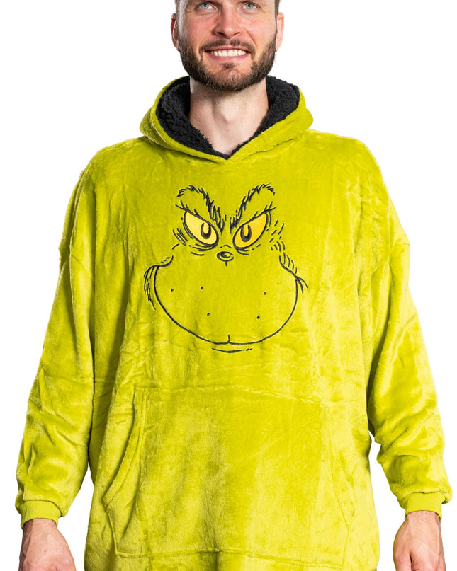Poncho de sommeil Grinch Face
