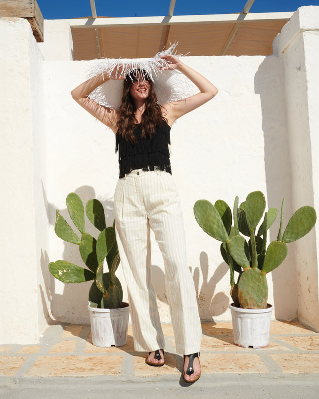 Tongs noires pour femmes Grünland