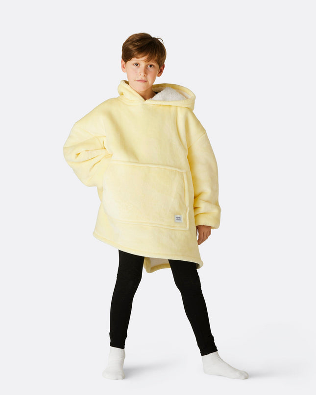 Sweat à capuche jaune HappyHoodie pour enfants