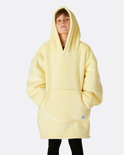 Sweat à capuche jaune HappyHoodie pour enfants