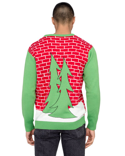 Joyeux Noël ! Le Père Noël avec son porte-bière et son pull de Noël moche
