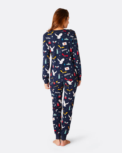 Pyjama bleu Harry Potter pour femme