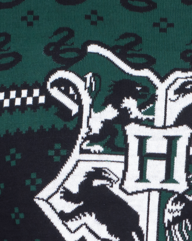 Harry Potter Slytherin Christmas Patterns Ugly Sweater