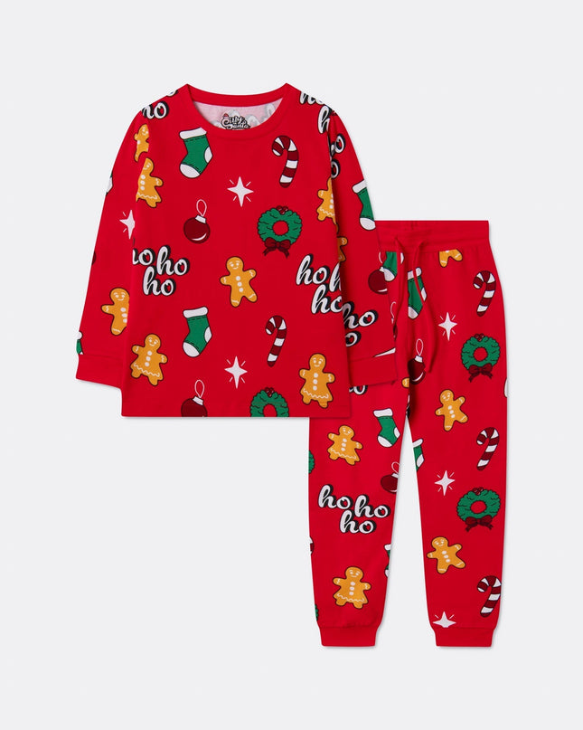 Pyjamas de Noël rouges pour enfants