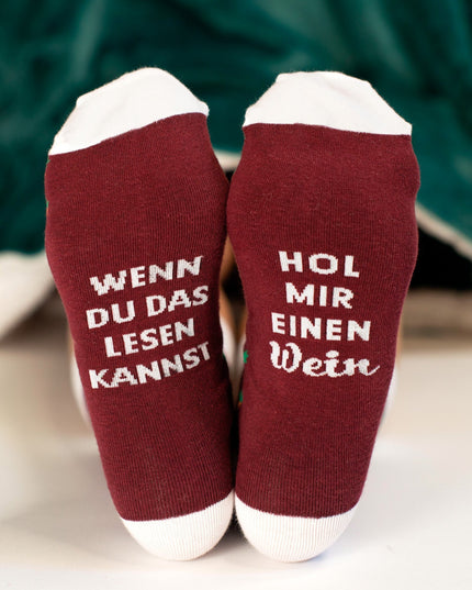 Chaussettes « Offrez-moi du vin » - Le cadeau idéal pour les amateurs de vin