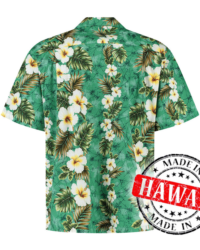 Chemise hawaïenne à motif Tiki Tropiques