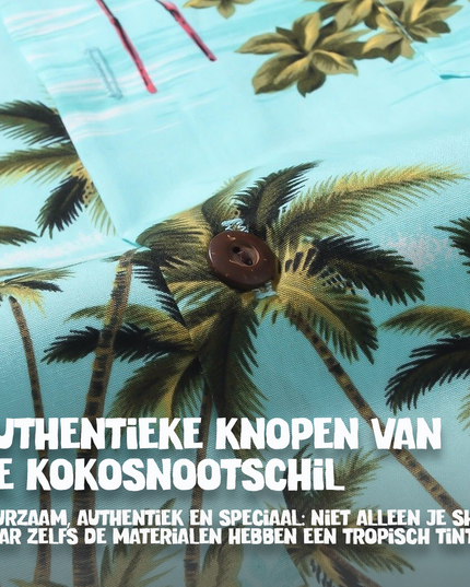 Chemise hawaïenne à motif flamants roses